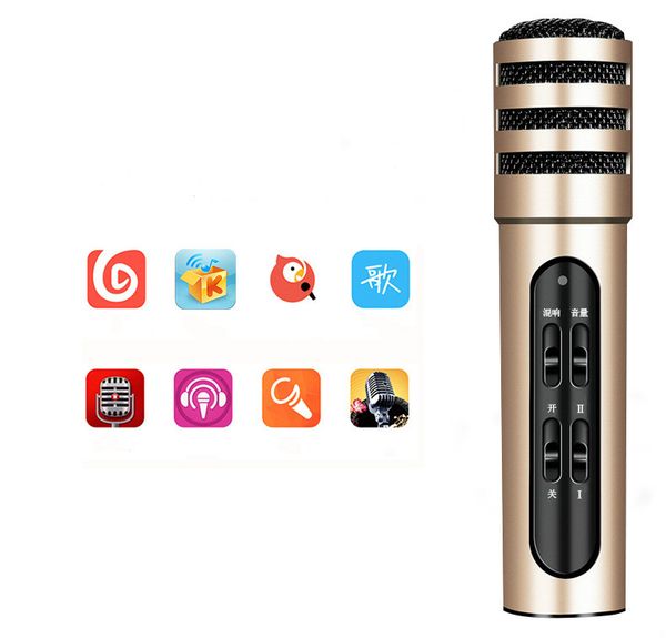 new c6 cr100 mobile phone singing all the people k song microphone andrews computer broadcast microphone external accompaniment
new c6 cr100 mobile phone singing all the people k song microphone andrews computer broadcast microphone external accompaniment