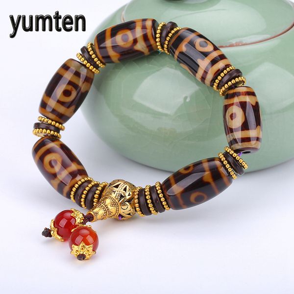 yumten fashion grey agate bracelet men popular jewelry natural chalcedony accessories patrulha canina bileklik wholesale 5 pcs, Golden;silver 
yumten fashion grey agate bracelet men popular jewelry natural chalcedony accessories patrulha canina bileklik wholesale 5 pcs, Golden;silver