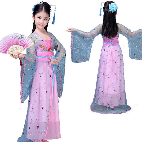 traditional chinese folk dance ancient clothing fairy dance costumes hanfu dress tang dynasty costume girls children kids child, Black;red
traditional chinese folk dance ancient clothing fairy dance costumes hanfu dress tang dynasty costume girls children kids child, Black;red