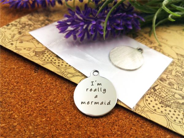 40pcs--"i'm really a mermaid"stainless steel charms more style for choosing diy charms pendants for necklace, Bronze;silver
40pcs--"i'm really a mermaid"stainless steel charms more style for choosing diy charms pendants for necklace, Bronze;silver