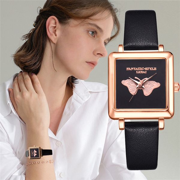 brand square women bracelet watch contracted leather butterfly pattern wristwatches relogio masculino zegarki damskie 4fn, Slivery;brown
brand square women bracelet watch contracted leather butterfly pattern wristwatches relogio masculino zegarki damskie 4fn, Slivery;brown
