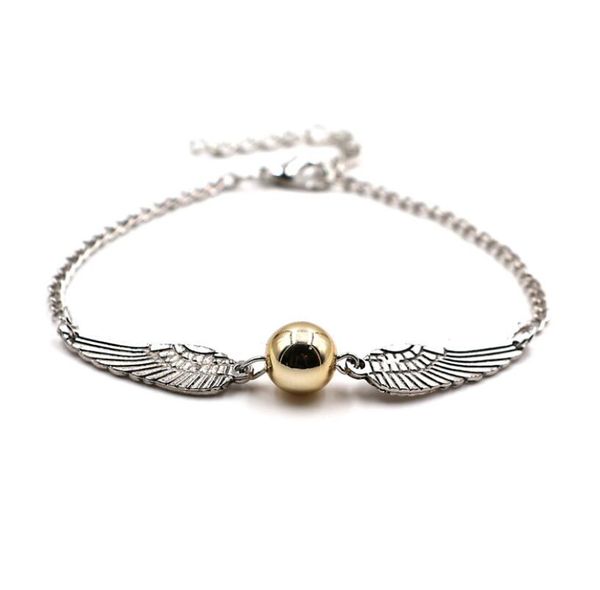 4pcs fashion movie jewelry harry the golden snitch wing charm bracelets for women men statement cosplay accessories, Black
4pcs fashion movie jewelry harry the golden snitch wing charm bracelets for women men statement cosplay accessories, Black