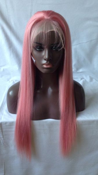 pure pink full lace human hair wigs silky straight brazilian virgin human hair 130 density lace front wig with baby hair glueless, Black;brown
pure pink full lace human hair wigs silky straight brazilian virgin human hair 130 density lace front wig with baby hair glueless, Black;brown