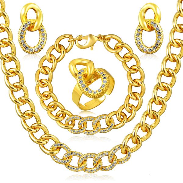 new african crystal chain necklace earrings bracelet bridal jewelry sets women gold jewellery fashion jewelry accessories, Silver
new african crystal chain necklace earrings bracelet bridal jewelry sets women gold jewellery fashion jewelry accessories, Silver