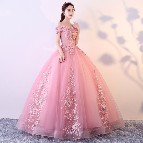 2018 new arrival boat neck beautiful and comfortable eveninng dress with vivid flowers for show wedding party and portrait p, White
2018 new arrival boat neck beautiful and comfortable eveninng dress with vivid flowers for show wedding party and portrait p, White