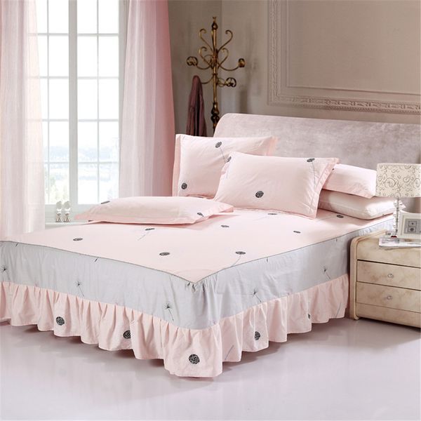 princess style print 3pcs pink black dandelion 100% cotton bed skirt mattress cover twin full queen bed skirt bedspread bedding
princess style print 3pcs pink black dandelion 100% cotton bed skirt mattress cover twin full queen bed skirt bedspread bedding