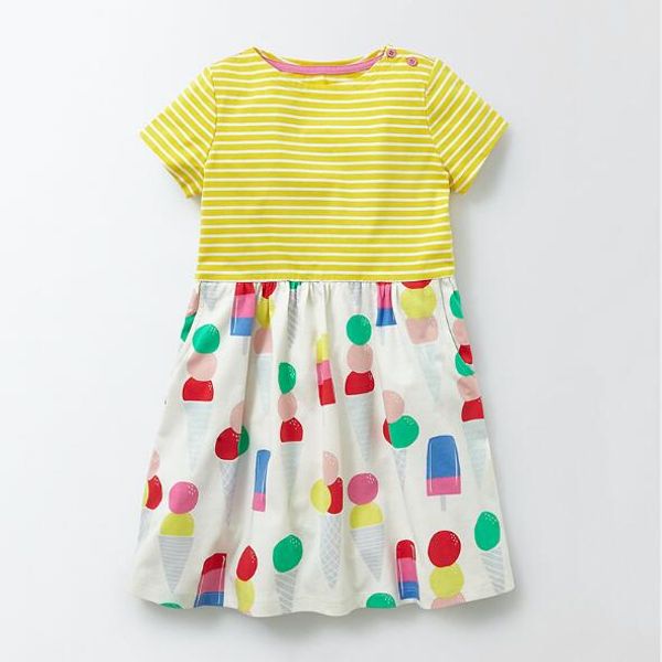 Little maven 2018 new summer European and American style Kids comfortable high quality cotton striped and cartoon ice cream printed dress
Little maven 2018 new summer European and American style Kids comfortable high quality cotton striped and cartoon ice cream printed dress