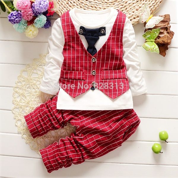 vestidos baby boys leisure clothes sets childrens gentleman o-neck long sleeve cotton t shirt + pants outfits kids s suits, White
vestidos baby boys leisure clothes sets childrens gentleman o-neck long sleeve cotton t shirt + pants outfits kids s suits, White
