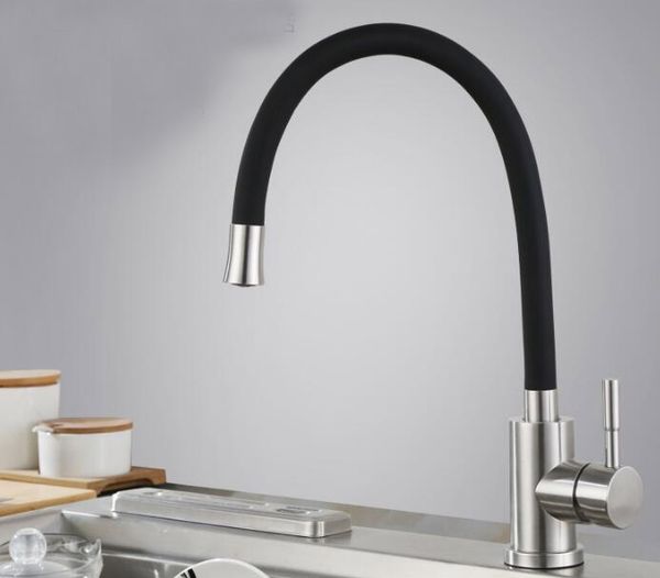 kitchen faucet 360 degree swivel cold or and cold single hole 304 stainless steel 322
kitchen faucet 360 degree swivel cold or and cold single hole 304 stainless steel 322