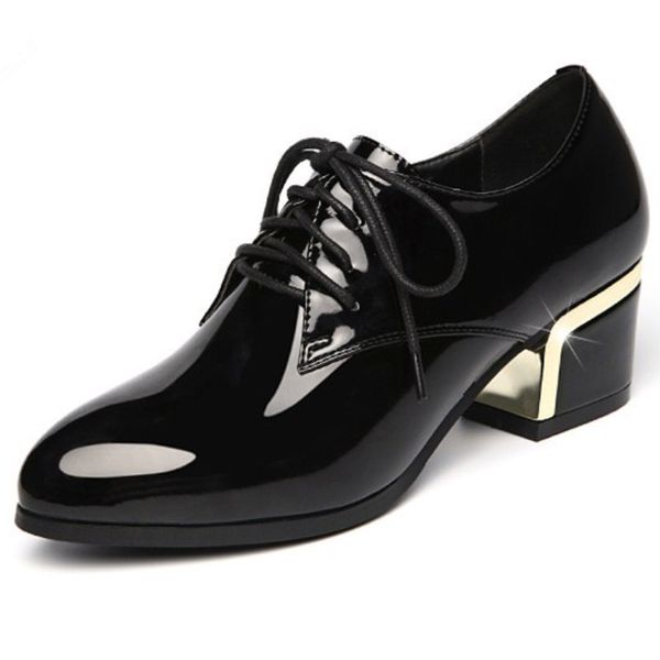 2018 autumn new women pumps high heels office shoes lace up female shoes ladies genuine patent leather shoes big size 34-43, Black
2018 autumn new women pumps high heels office shoes lace up female shoes ladies genuine patent leather shoes big size 34-43, Black