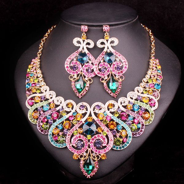 whole salefashion bridal jewelry sets wedding necklace earring set for brides bridesmaid party accessories crystal decoration women, Slivery;golden
whole salefashion bridal jewelry sets wedding necklace earring set for brides bridesmaid party accessories crystal decoration women, Slivery;golden