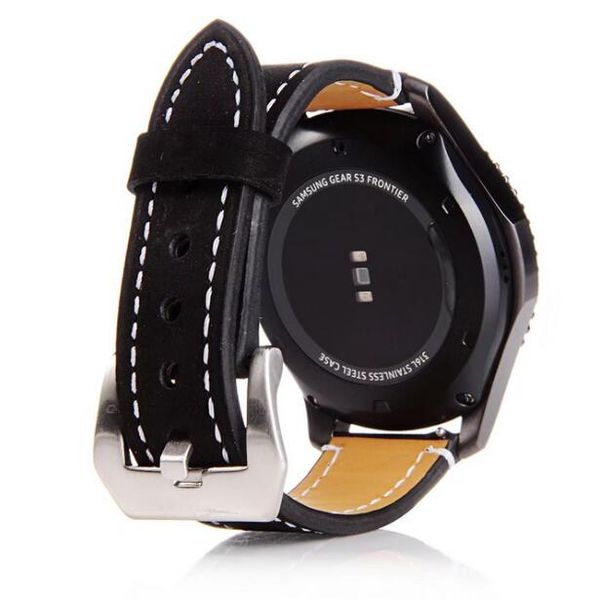 genuine leather band 22mm for samsung gear s3 classic / frontier strap, Black;brown
genuine leather band 22mm for samsung gear s3 classic / frontier strap, Black;brown
