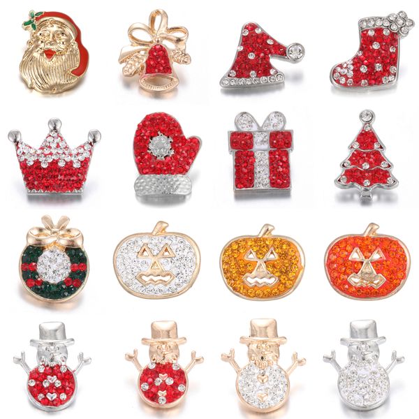 6pcs/lot new christmas snaps jewelry rhinestone christmas bell snap buttons fit 18mm 20mm snap button necklace bracelet jewelry, Golden;silver
6pcs/lot new christmas snaps jewelry rhinestone christmas bell snap buttons fit 18mm 20mm snap button necklace bracelet jewelry, Golden;silver