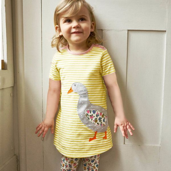 kids clothes summer girl dress fashion a-line dresses for girls 100% cotton cartoon print dress vestido infantil children clothing, Red;yellow 
kids clothes summer girl dress fashion a-line dresses for girls 100% cotton cartoon print dress vestido infantil children clothing, Red;yellow