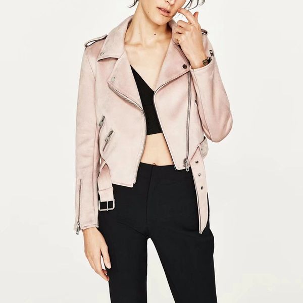 new autumn witner women motorcycle faux pu leather pink blue beige jackets lady biker outerwear coat with belt 6 color, Black
new autumn witner women motorcycle faux pu leather pink blue beige jackets lady biker outerwear coat with belt 6 color, Black