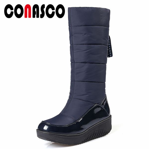 conasco women boots non-slip waterproof winter mid-calf snow boots women platforms winter shoes woman with thick fur, Black
conasco women boots non-slip waterproof winter mid-calf snow boots women platforms winter shoes woman with thick fur, Black
