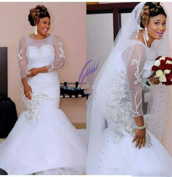 2018 mermaid autumn garden wedding dresses african applique lace court train backless hollow zipper long sleeves wedding dress bridal gowns, White
2018 mermaid autumn garden wedding dresses african applique lace court train backless hollow zipper long sleeves wedding dress bridal gowns, White
