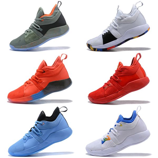 2018 Hot Sale Paul George 2 Black White Red Blue Men's Basketball Shoes for High quality PG 2s Casual Sports Training Sneakers Size 40-46
2018 Hot Sale Paul George 2 Black White Red Blue Men's Basketball Shoes for High quality PG 2s Casual Sports Training Sneakers Size 40-46