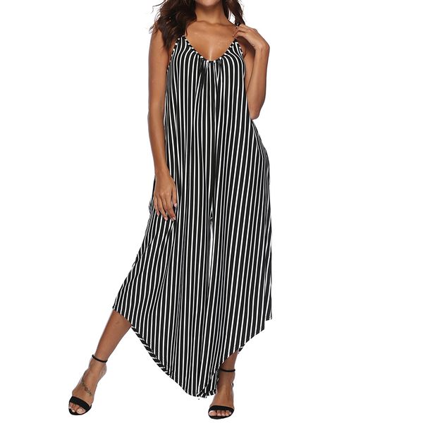 elegant sleeveless rompers womens jumpsuits zanzea women wide leg pants playsuits casual loose pockets trousers overalls, Black;white
elegant sleeveless rompers womens jumpsuits zanzea women wide leg pants playsuits casual loose pockets trousers overalls, Black;white