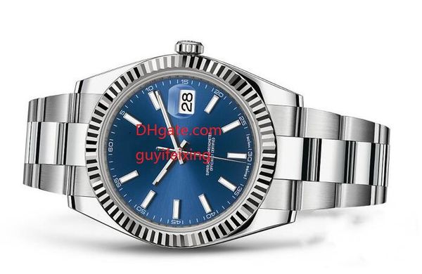 luxury men watches 41mm 126334 blue dial silver stainless steel sapphire glass automatic watch man automatic movement wristwatches, Slivery;brown
luxury men watches 41mm 126334 blue dial silver stainless steel sapphire glass automatic watch man automatic movement wristwatches, Slivery;brown