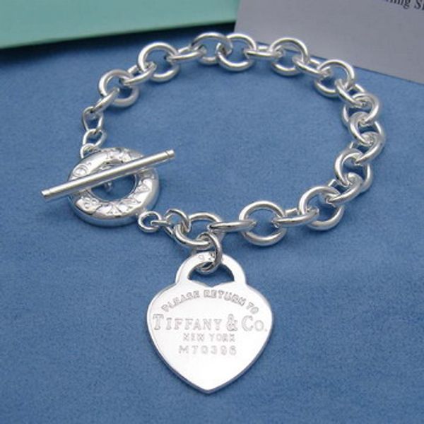 High Quality Celebrity design 925 Silverware Silver Chain bracelet Women Letter wristband Bracelets Jewelry With dust bag Box
High Quality Celebrity design 925 Silverware Silver Chain bracelet Women Letter wristband Bracelets Jewelry With dust bag Box
