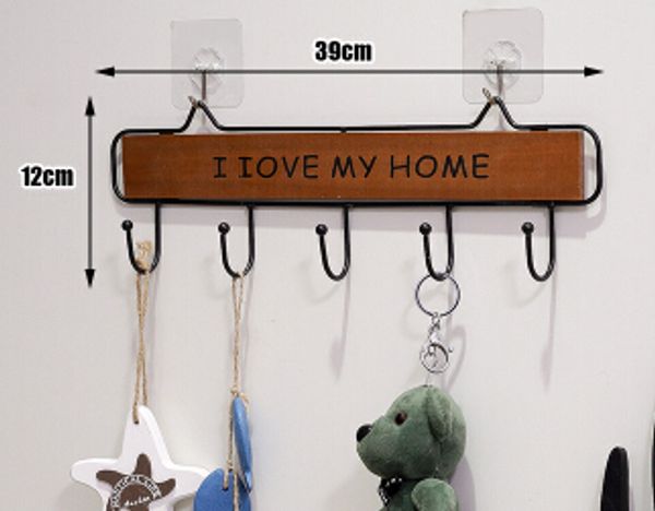 vintage style simple love home metal & wooden wall hook with 5 hookds storage rack cloth & hat hanger wall hanger selling
vintage style simple love home metal & wooden wall hook with 5 hookds storage rack cloth & hat hanger wall hanger selling