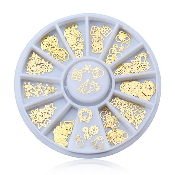 jearlyu 1 set gold christmas nail art decorations metal xmas tree snowflake diy 3d nail rhinestones accessories jewelry tools, Silver;gold
jearlyu 1 set gold christmas nail art decorations metal xmas tree snowflake diy 3d nail rhinestones accessories jewelry tools, Silver;gold