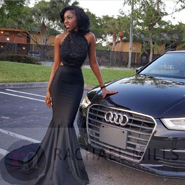 halter black african mermaid prom dresses lace appliques backless evening party gowns african girls prom gowns plus size
halter black african mermaid prom dresses lace appliques backless evening party gowns african girls prom gowns plus size