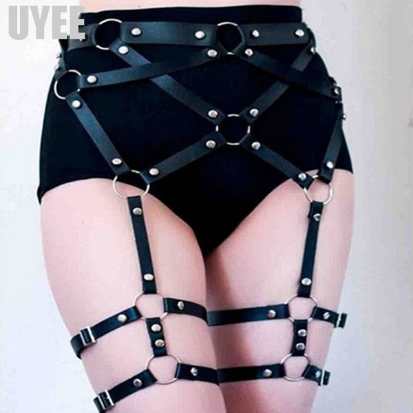 uyee trendy leather harness waist body belts for women garters bondage adjustable suspender pants belt lp-013, Black;brown
uyee trendy leather harness waist body belts for women garters bondage adjustable suspender pants belt lp-013, Black;brown