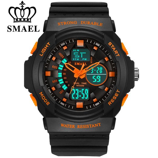 smael men & women led quartz dual display sport watches student outdoor clock male fashion female electronic wristwatch s l size, Slivery;brown
smael men & women led quartz dual display sport watches student outdoor clock male fashion female electronic wristwatch s l size, Slivery;brown