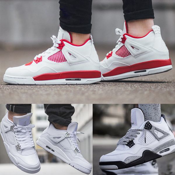 4 4s Basketball Shoes men 4s Pure Money Royalty White Cement Premium Black Bred Fire Red mens Sports Sneakers free shipping
4 4s Basketball Shoes men 4s Pure Money Royalty White Cement Premium Black Bred Fire Red mens Sports Sneakers free shipping