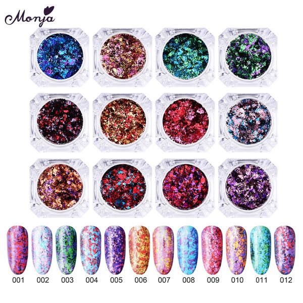 monja firework metal foil nail glitter powder mirror effect irregular shape chameleon flake manicure decorations sponge stick, Silver;gold
monja firework metal foil nail glitter powder mirror effect irregular shape chameleon flake manicure decorations sponge stick, Silver;gold