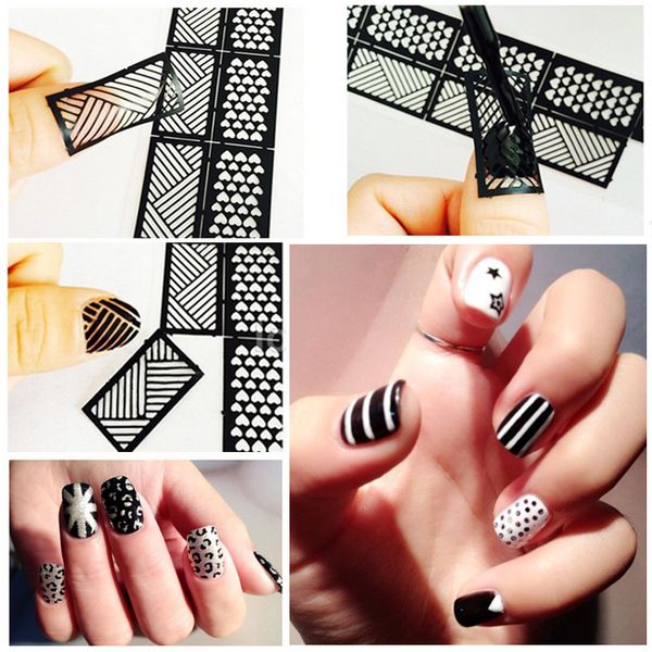 new exclusive hollow stickers nail art inkjet template hollow diy creative decal long 12 stickers 24 styles, White
new exclusive hollow stickers nail art inkjet template hollow diy creative decal long 12 stickers 24 styles, White