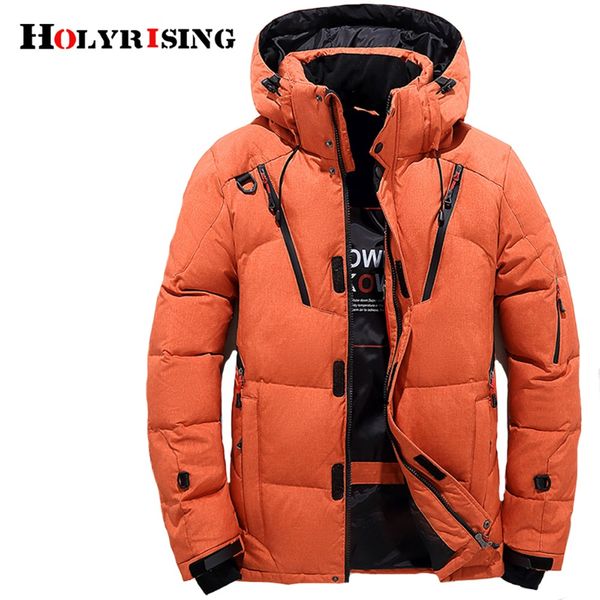 holyrising homme down coat thicken winter jackets zipper coats for men white duck down hooded overcoat 4 colour m-3xl 18482-55, Black
holyrising homme down coat thicken winter jackets zipper coats for men white duck down hooded overcoat 4 colour m-3xl 18482-55, Black