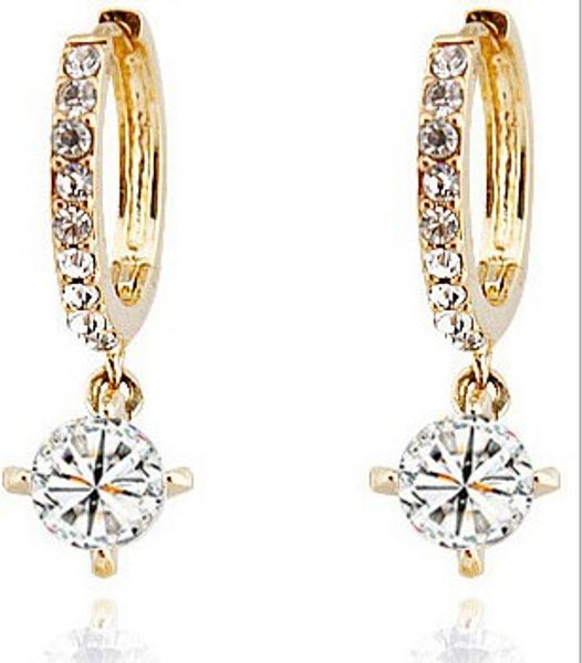 wholesale- shuangr charm brincos geometric round crystal hoop earrings gold color zircon pendant earrings pendiente earrings for women, Golden;silver
wholesale- shuangr charm brincos geometric round crystal hoop earrings gold color zircon pendant earrings pendiente earrings for women, Golden;silver