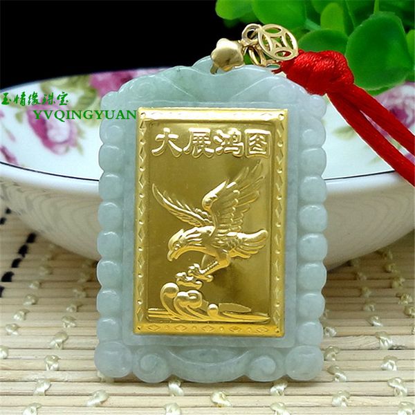new gold inlaid jade emerald pendant guanyin buddha jade pendant couple, Silver
new gold inlaid jade emerald pendant guanyin buddha jade pendant couple, Silver