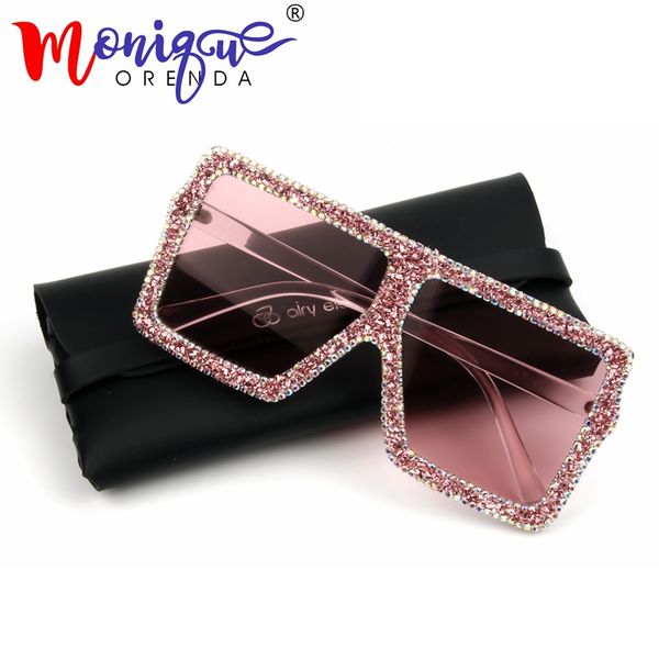 2018 oversized sunglasses women luxury yellow pink small gravel rhinestone sunglasses vintage shades oculos de sol feminino, White;black
2018 oversized sunglasses women luxury yellow pink small gravel rhinestone sunglasses vintage shades oculos de sol feminino, White;black