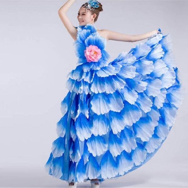 the new prosperous flower bloom dance opening dance big swing skirt female new performance costume stage atmospheric song, Black;red
the new prosperous flower bloom dance opening dance big swing skirt female new performance costume stage atmospheric song, Black;red