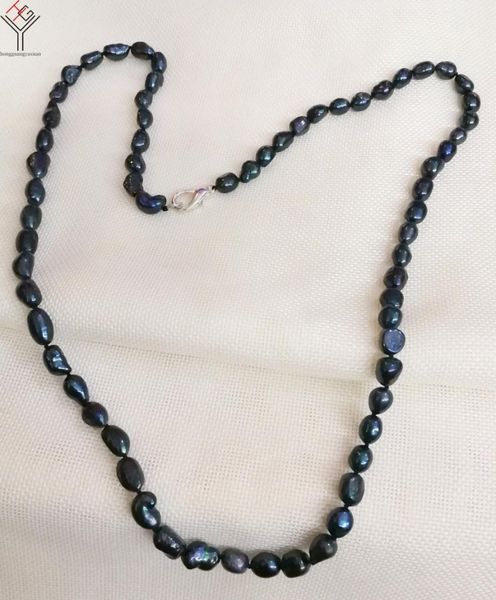9x10mm black colors baroque pearl handmade necklace 30'' 80cm women jewelry necklace natural freshwater pearl, Golden;silver
9x10mm black colors baroque pearl handmade necklace 30'' 80cm women jewelry necklace natural freshwater pearl, Golden;silver