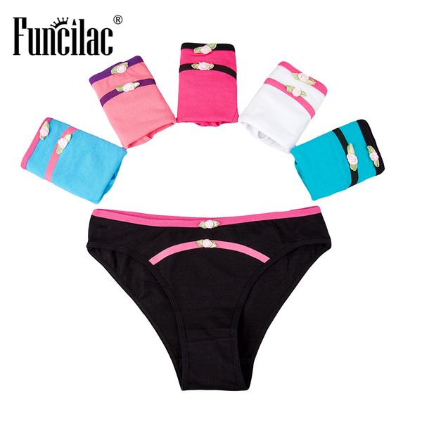 funcilac rose women under wear panties low waist cotton flower seamless briefs 5pcs/lot, Black;pink
funcilac rose women under wear panties low waist cotton flower seamless briefs 5pcs/lot, Black;pink