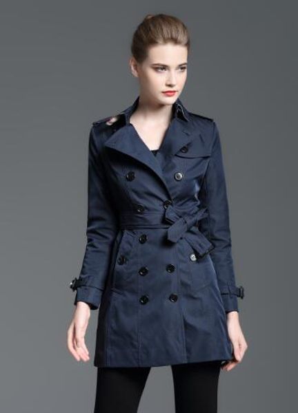 women classic fashion british middle long trench coat/brand designer england trench for women size s-xxl 4 colors, Tan;black
women classic fashion british middle long trench coat/brand designer england trench for women size s-xxl 4 colors, Tan;black