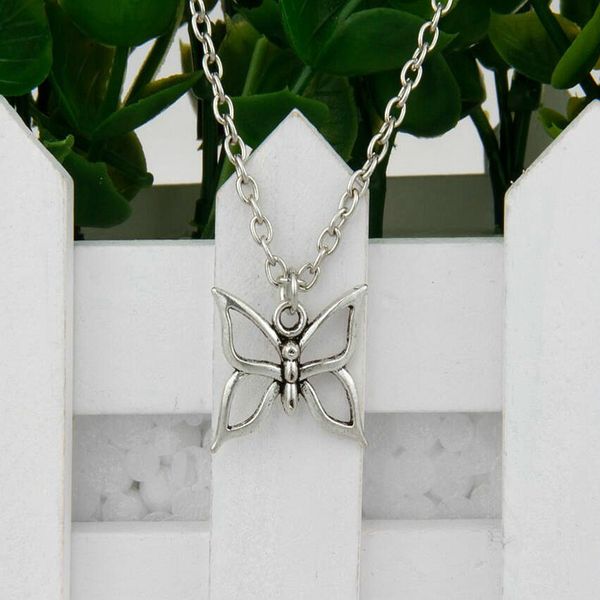 горячие продажи древнего серебра полые бабочка шарм кулон 45 см колье ожерелья мода творчество женщины мужчины ювелирные изделия аксессуары, Silver
горячие продажи древнего серебра полые бабочка шарм кулон 45 см колье ожерелья мода творчество женщины мужчины ювелирные изделия аксессуары, Silver