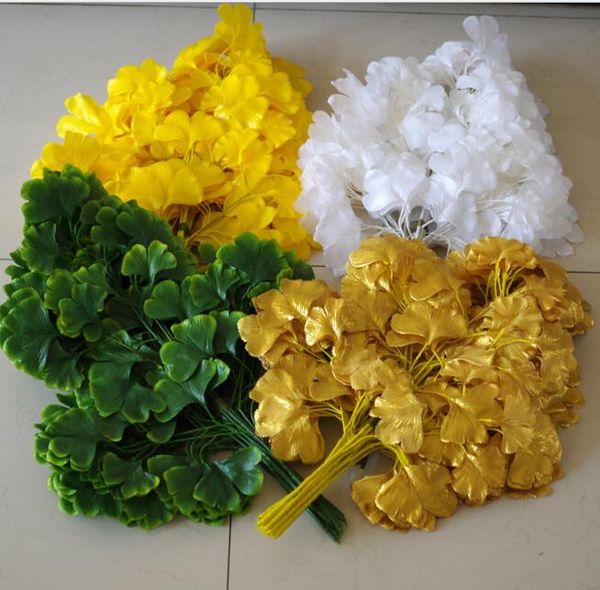 12pcs artificial leaves ginkgo fake leaves plastic branches ginkgo decorative color printing leaves wholesale
12pcs artificial leaves ginkgo fake leaves plastic branches ginkgo decorative color printing leaves wholesale