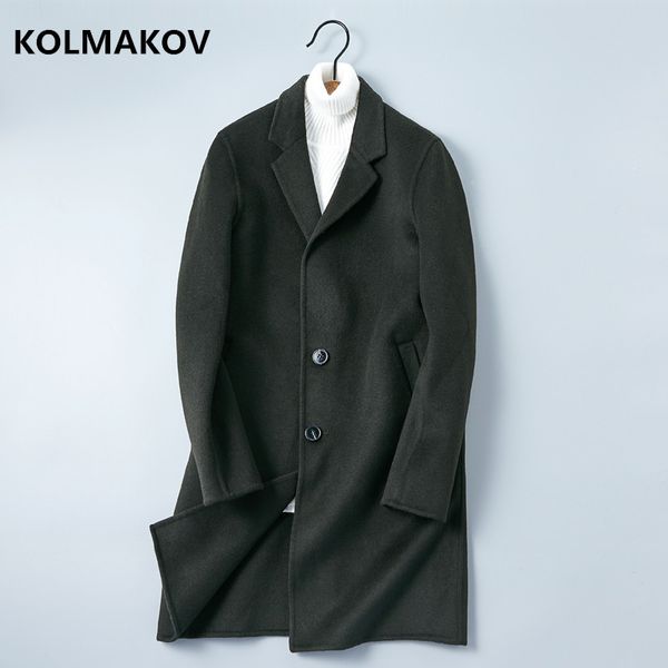 2018 new double-faced woolen coats men's cashmere overcoat autumn winter casual wool fabric men dress gentlemen jackets slim fit, Black
2018 new double-faced woolen coats men's cashmere overcoat autumn winter casual wool fabric men dress gentlemen jackets slim fit, Black