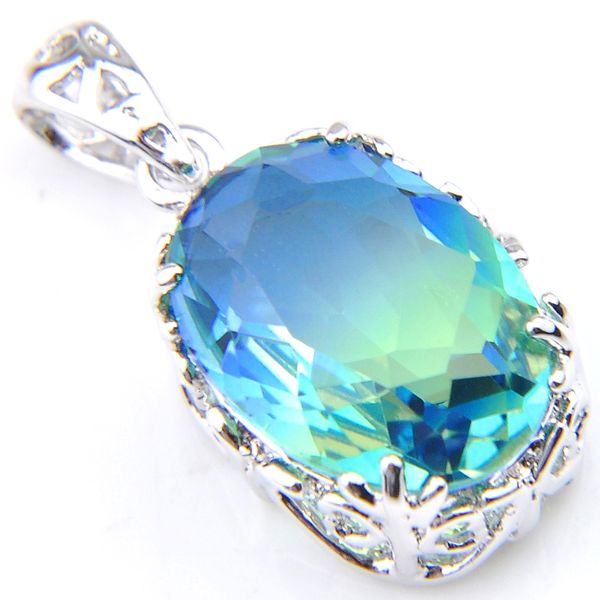 10pcs/lot luckyshine shiny jewelry gift oval verdelite cubic zirconia silver plated pendants necklaces
10pcs/lot luckyshine shiny jewelry gift oval verdelite cubic zirconia silver plated pendants necklaces