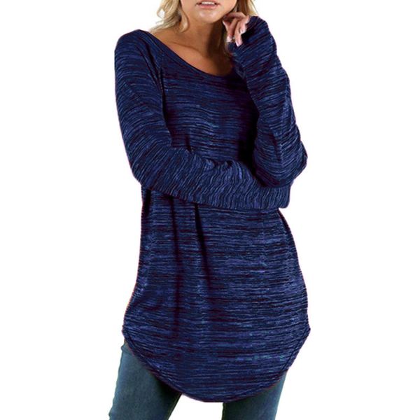 women's clothing wholesale large size solid color long paragraph loose round neck long-sleeved t-shirt, White
women's clothing wholesale large size solid color long paragraph loose round neck long-sleeved t-shirt, White