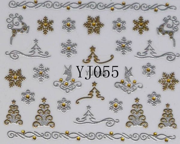 24pcs christmas nail art stickers decals 3d gold & silver metal snowflake christmas tree nail art decorations, Black
24pcs christmas nail art stickers decals 3d gold & silver metal snowflake christmas tree nail art decorations, Black