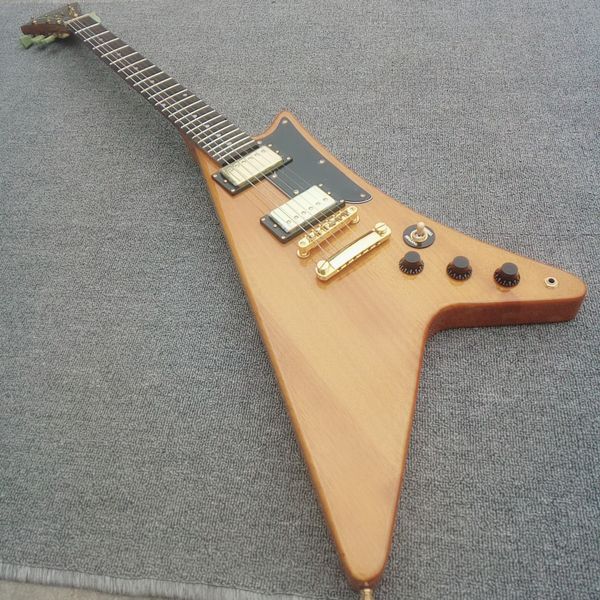 Tran parent yellow mahogany body ro e wood fingerboard 22 fret moderne unicorn 6 tring electric guitar
Tran parent yellow mahogany body ro e wood fingerboard 22 fret moderne unicorn 6 tring electric guitar