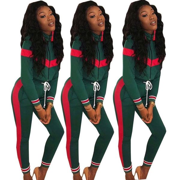 Autumn Winter Women Jogger Sport sweat Suit Tracksuits Zipper Sweatshirts Casual Sportwear Long Sleeve Patchwork jacket Pants Set
Autumn Winter Women Jogger Sport sweat Suit Tracksuits Zipper Sweatshirts Casual Sportwear Long Sleeve Patchwork jacket Pants Set