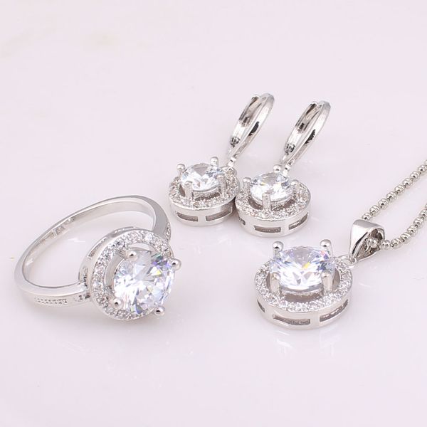 3pc sets necklace earring ring women wedding jewelry zircon 2017 fashion wedding silver color sets vintage, Slivery;golden
3pc sets necklace earring ring women wedding jewelry zircon 2017 fashion wedding silver color sets vintage, Slivery;golden